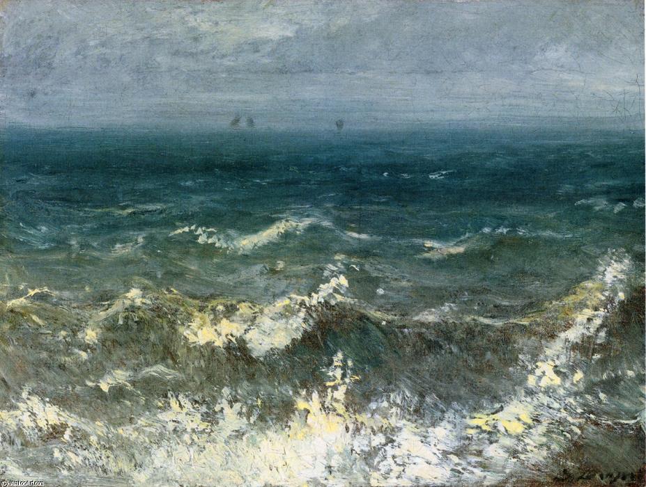 Wikioo.org - The Encyclopedia of Fine Arts - Painting, Artwork by Jules Dupré - Open Sea