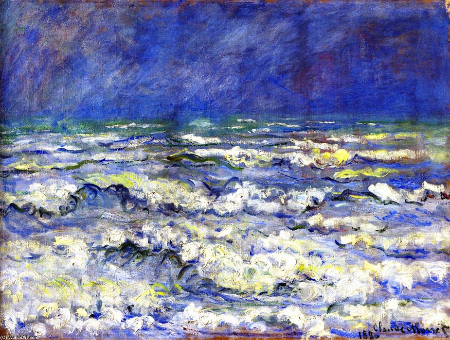 Wikioo.org - The Encyclopedia of Fine Arts - Painting, Artwork by Claude Monet - Open Sea, Stormy Weather