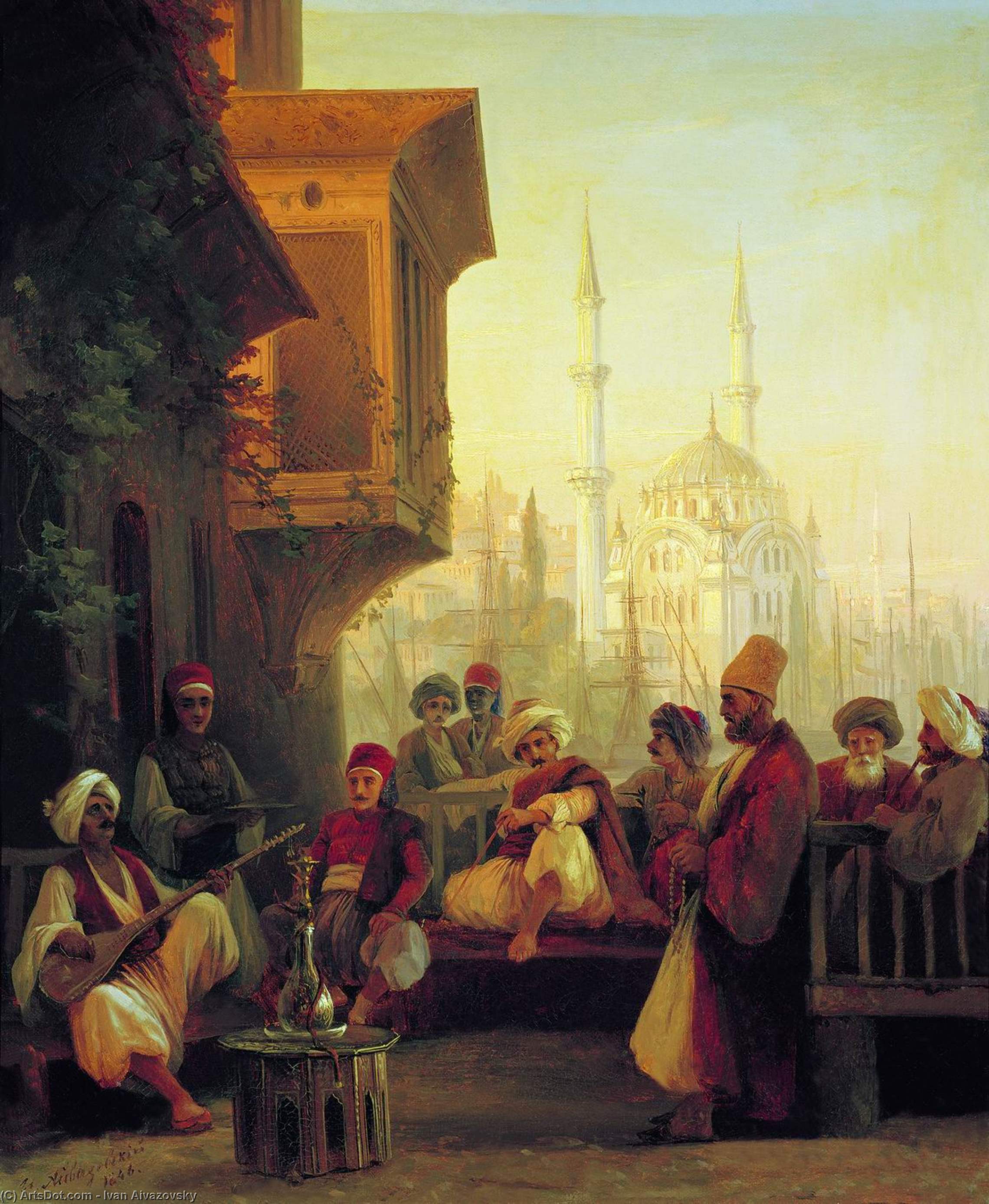 Wikioo.org - สารานุกรมวิจิตรศิลป์ - จิตรกรรม Ivan Aivazovsky - Oriental scene