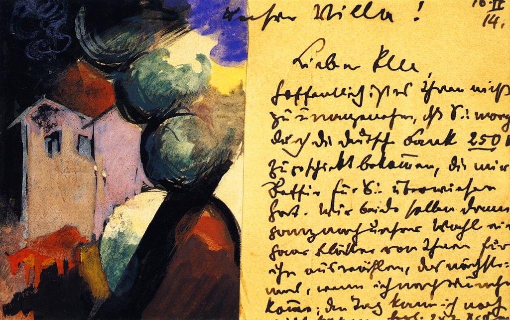 Wikioo.org - The Encyclopedia of Fine Arts - Painting, Artwork by Franz Marc - Our Villa