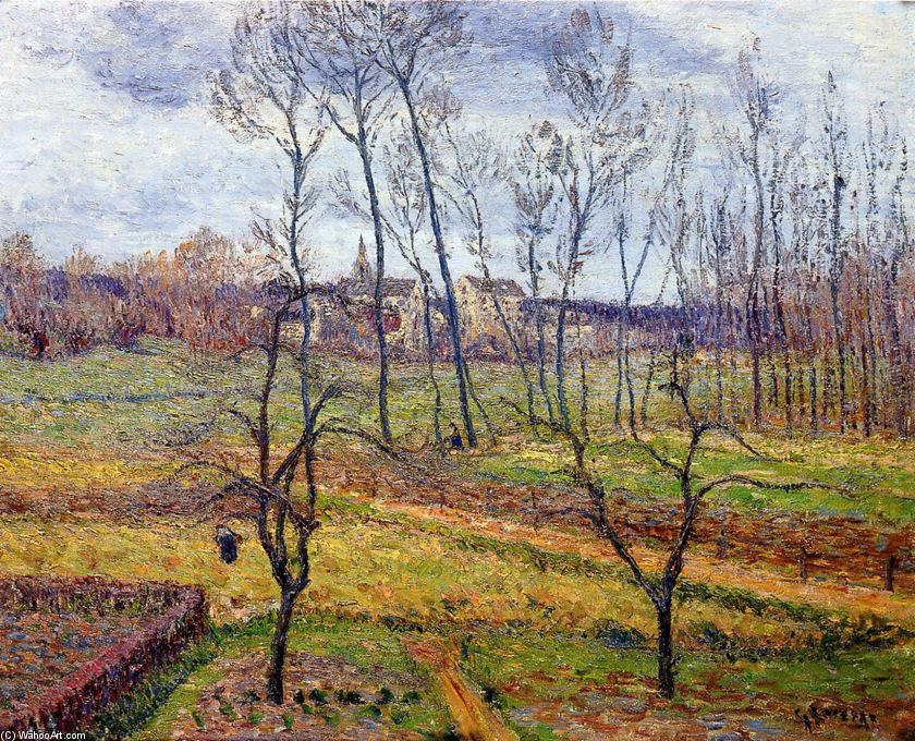 Wikioo.org - The Encyclopedia of Fine Arts - Painting, Artwork by Gustave Loiseau - Overcast Weather at Nesles-la-Vallee