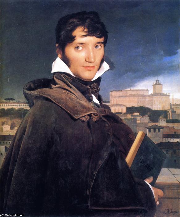 WikiOO.org - 백과 사전 - 회화, 삽화 Jean Auguste Dominique Ingres - The Painter Francois-Marius Granet