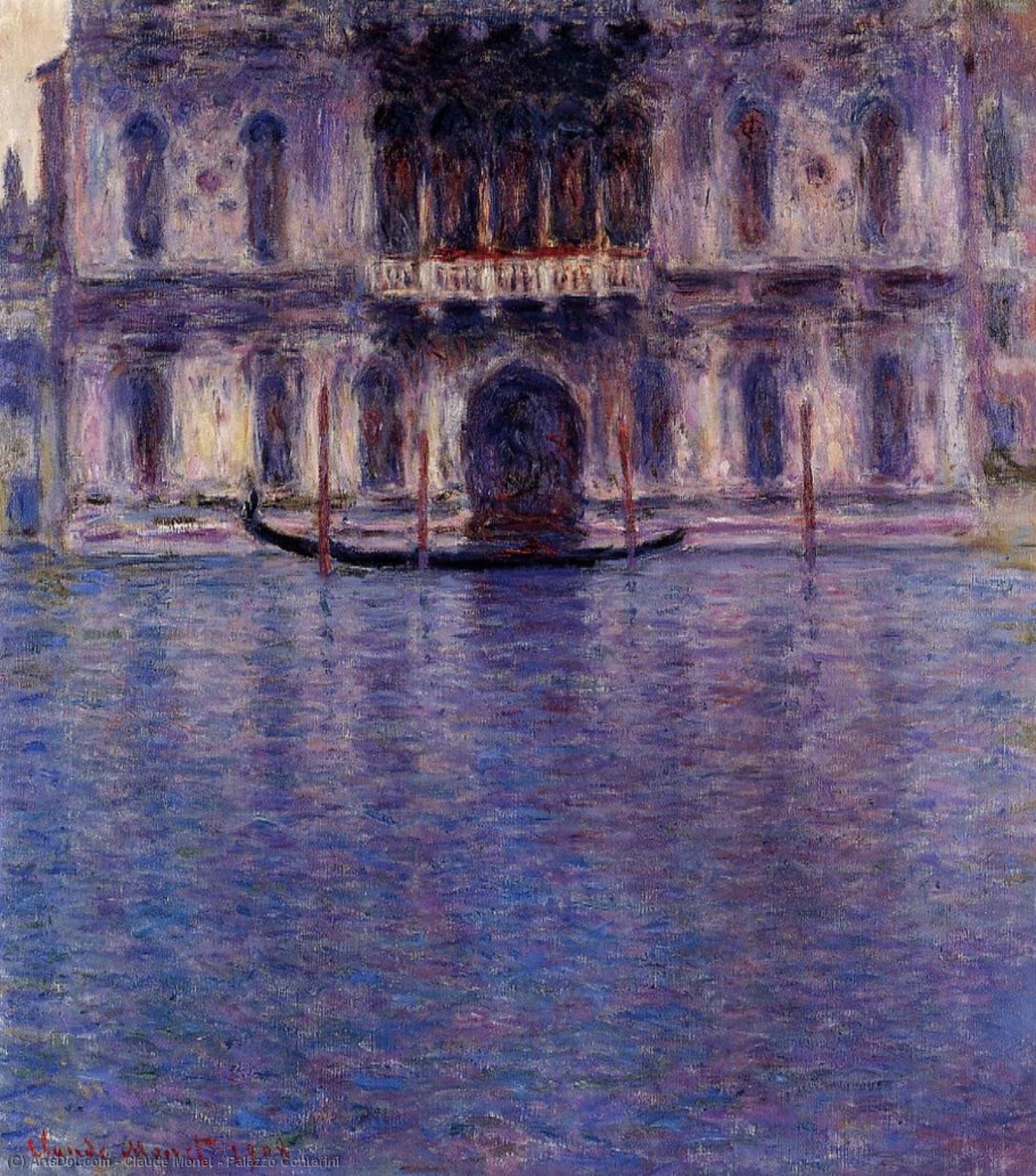 Wikioo.org – La Enciclopedia de las Bellas Artes - Pintura, Obras de arte de Claude Monet - Palacio Contarini