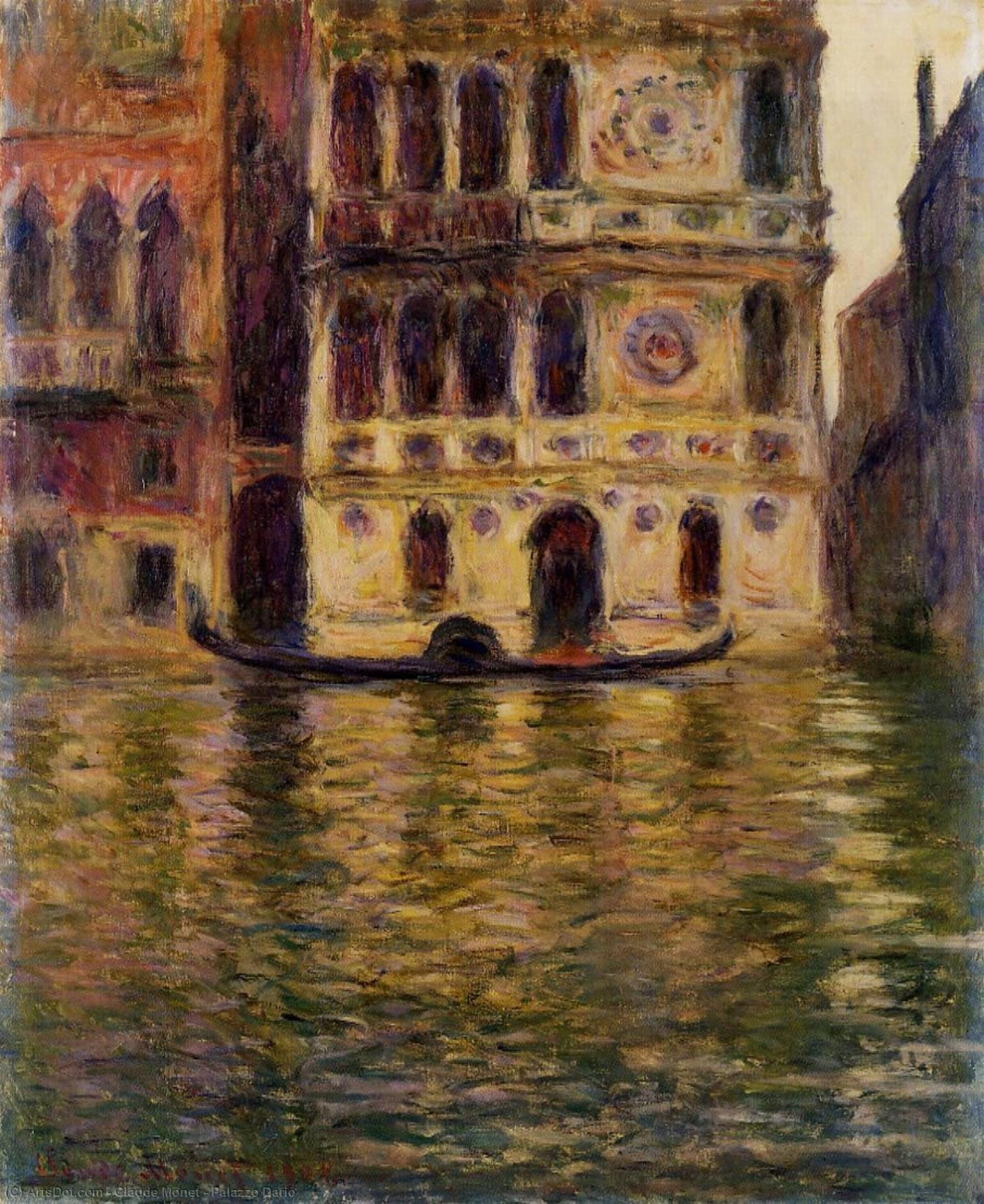 WikiOO.org - 백과 사전 - 회화, 삽화 Claude Monet - Palazzo Dario