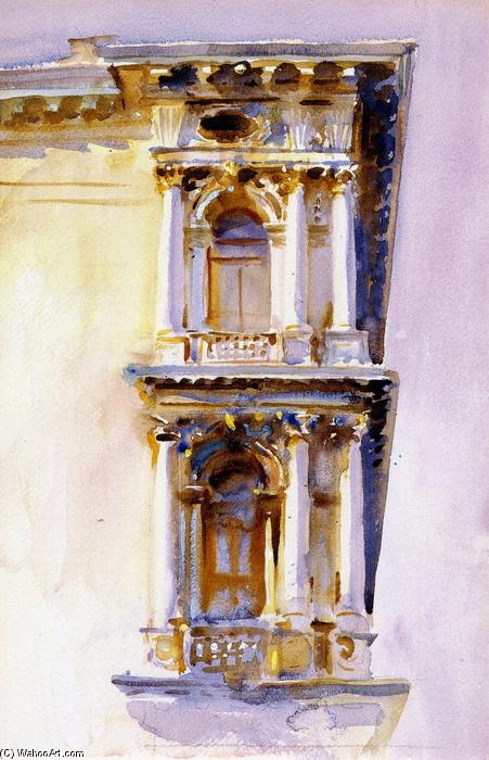 Wikioo.org – L'Encyclopédie des Beaux Arts - Peinture, Oeuvre de John Singer Sargent - Palazzo Rezzonico