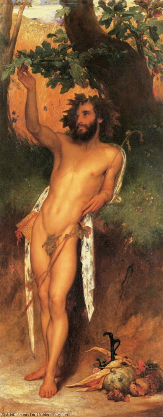 Wikioo.org - The Encyclopedia of Fine Arts - Painting, Artwork by Lord Frederic Leighton - Pan