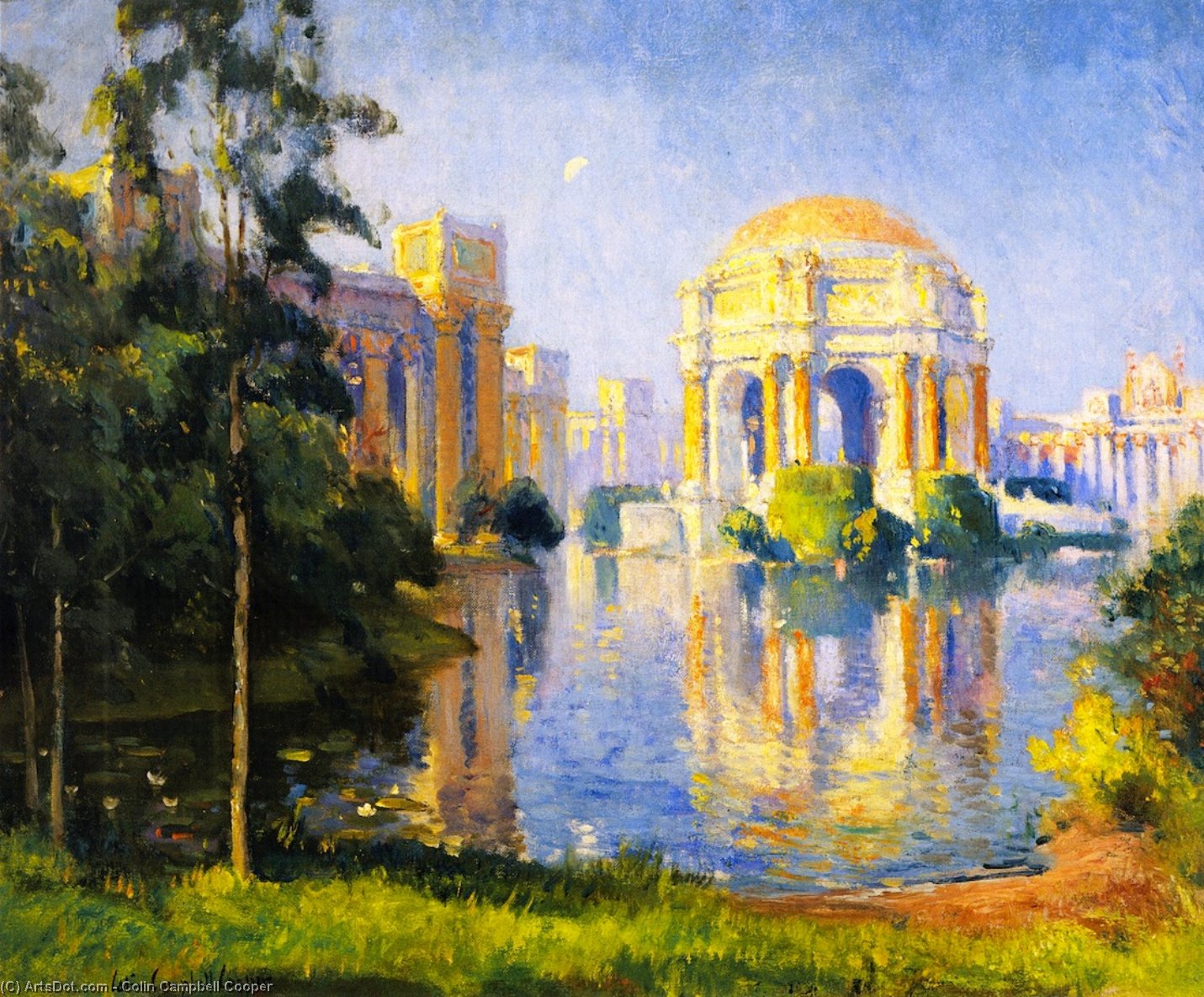 Wikioo.org - The Encyclopedia of Fine Arts - Painting, Artwork by Colin Campbell Cooper - Panama-California Exposition