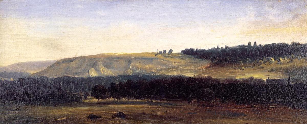 Wikioo.org - The Encyclopedia of Fine Arts - Painting, Artwork by Théodore Rousseau (Pierre Etienne Théodore Rousseau) - Panoramic Landscape