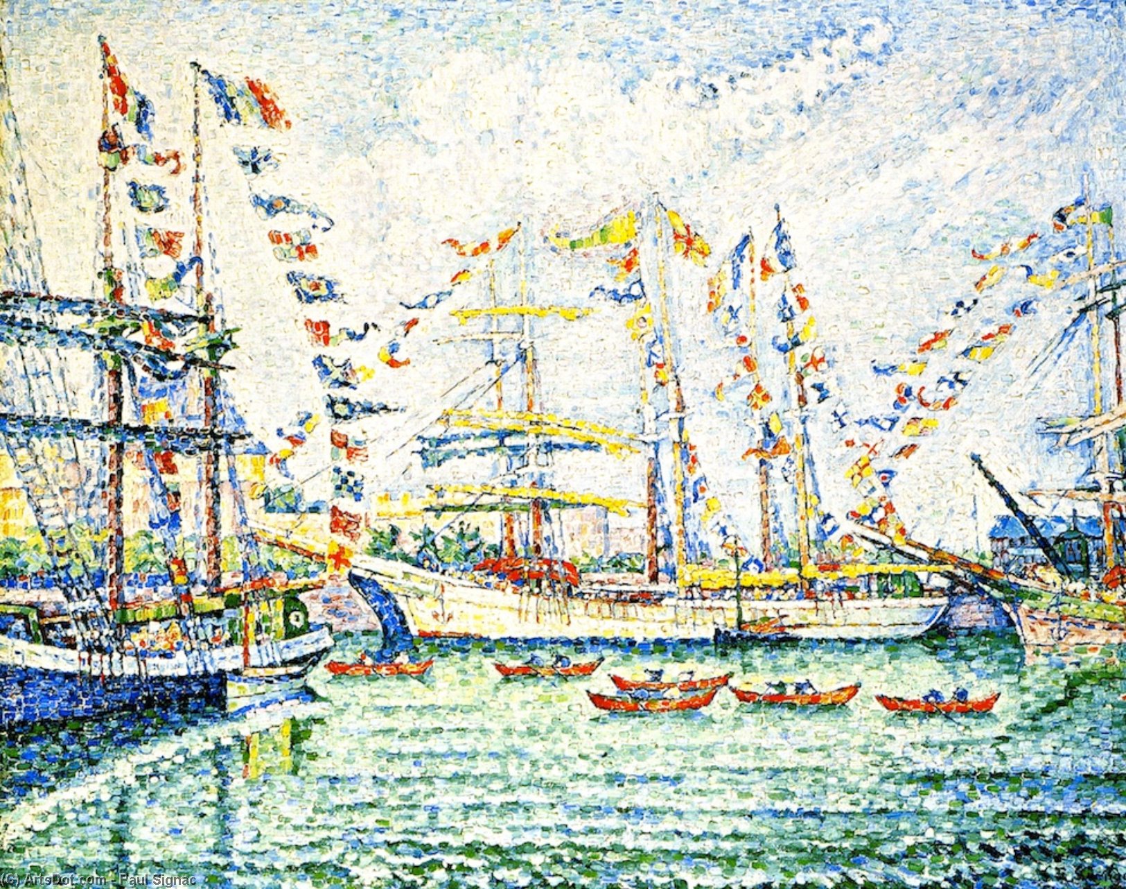 Wikioo.org – L'Enciclopedia delle Belle Arti - Pittura, Opere di Paul Signac - Perdono del newfoundlanders , Saint-Malo