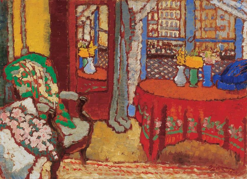WikiOO.org - دایره المعارف هنرهای زیبا - نقاشی، آثار هنری Jozsef Rippl Ronai - Parisian Interior