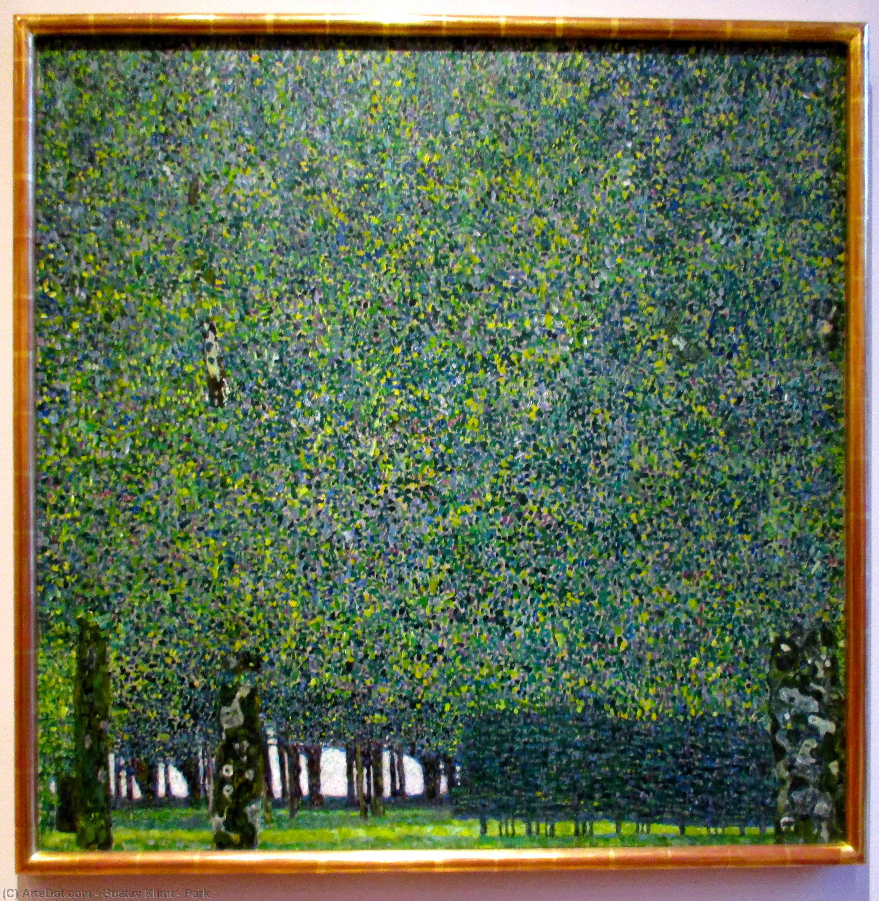 WikiOO.org - Encyclopedia of Fine Arts - Målning, konstverk Gustav Klimt - Park