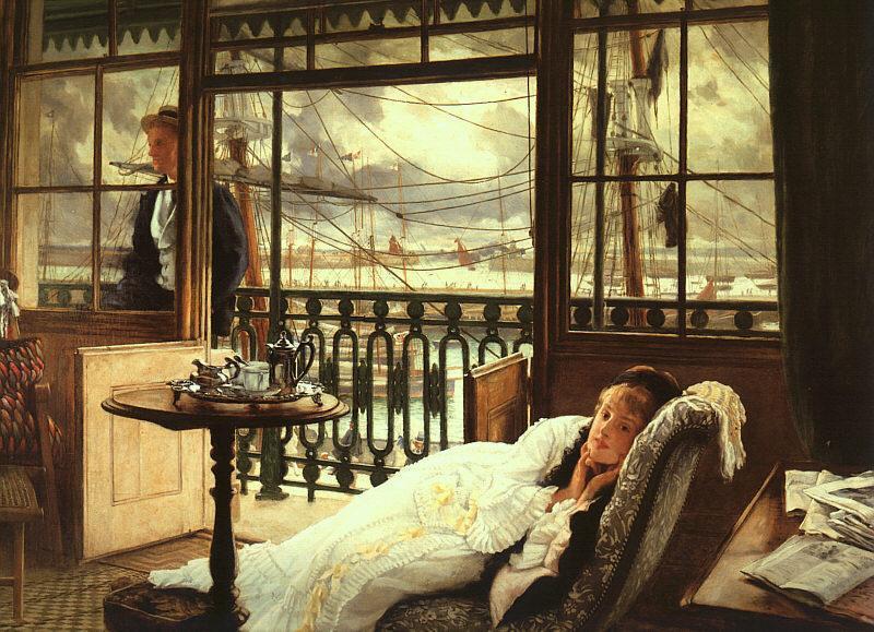 Wikioo.org - The Encyclopedia of Fine Arts - Painting, Artwork by James Jacques Joseph Tissot - A Passing Storm