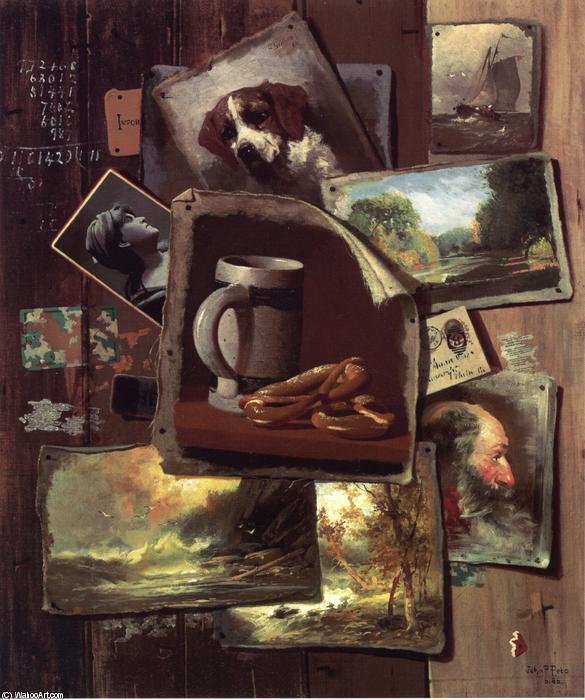 Wikioo.org - Bách khoa toàn thư về mỹ thuật - Vẽ tranh, Tác phẩm nghệ thuật John Frederick Peto - Patch Painting