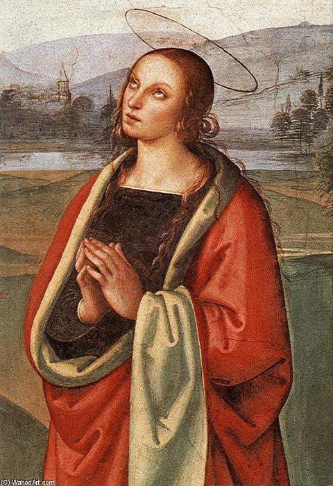 WikiOO.org - Encyclopedia of Fine Arts - Maľba, Artwork Vannucci Pietro (Le Perugin) - The Pazzi Crucifixion (detail)