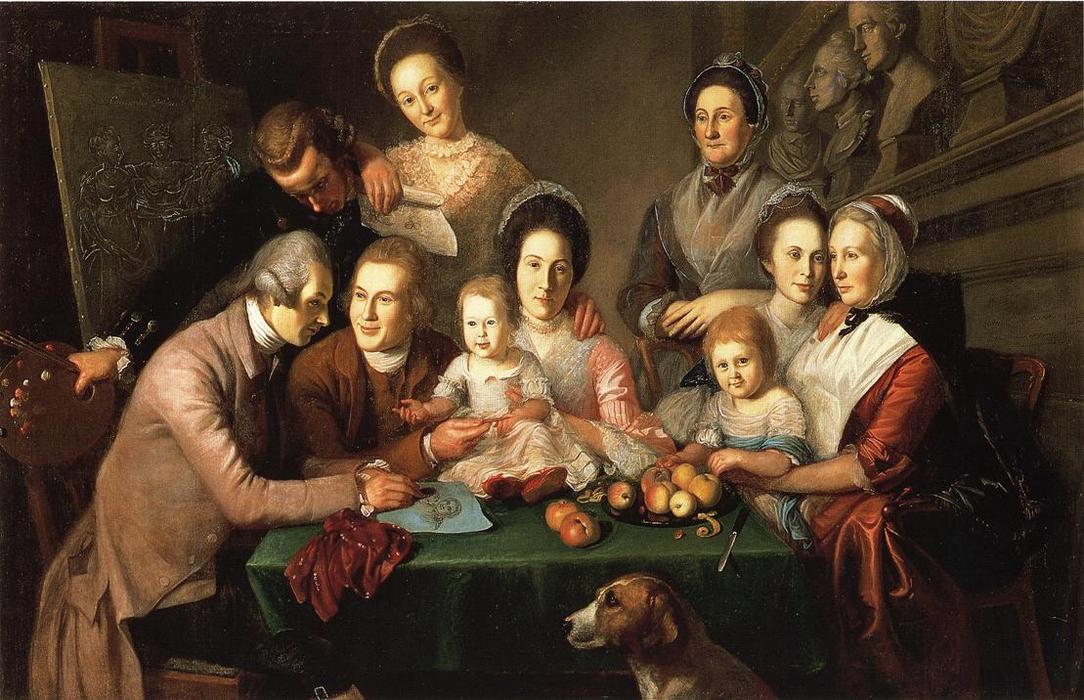 Wikioo.org - สารานุกรมวิจิตรศิลป์ - จิตรกรรม Charles Willson Peale - The Peale Family