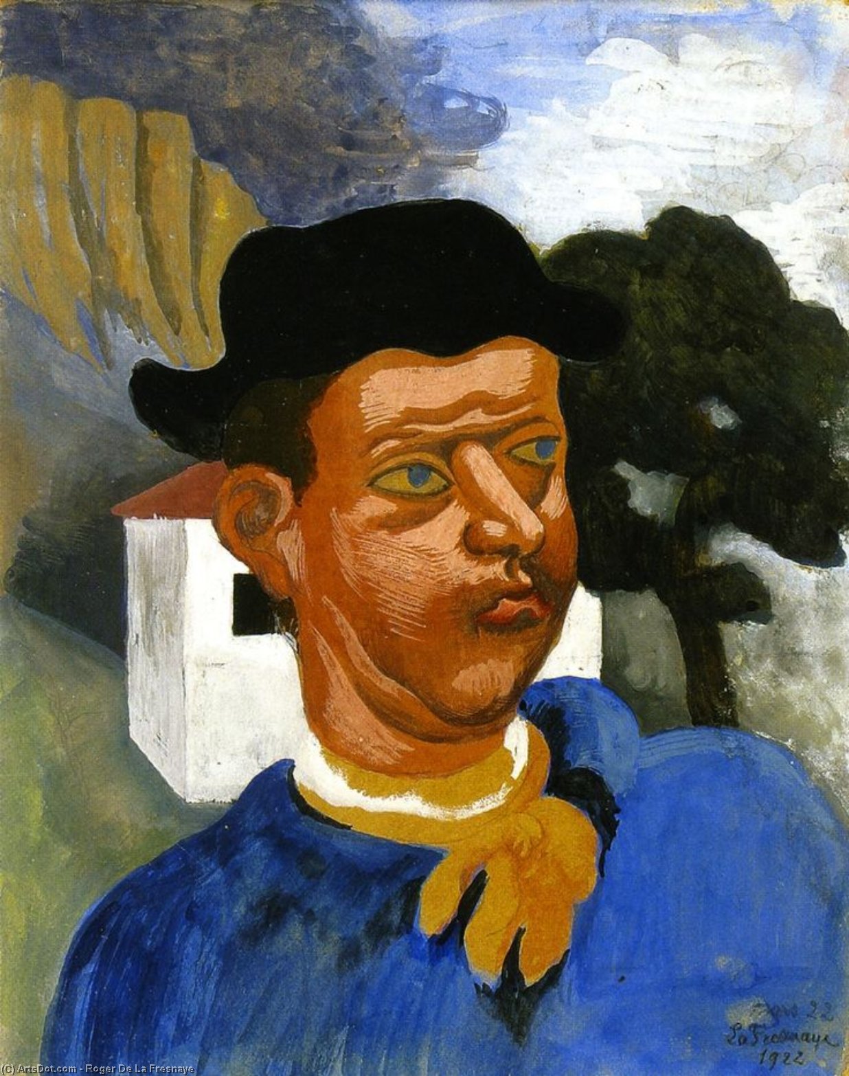 Wikioo.org - The Encyclopedia of Fine Arts - Painting, Artwork by Roger De La Fresnaye - Peasant