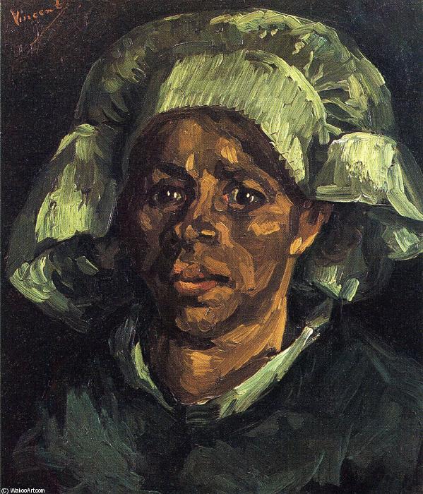 Wikioo.org - The Encyclopedia of Fine Arts - Painting, Artwork by Vincent Van Gogh - Peasant Woman, Portrait of Gordina de Groot