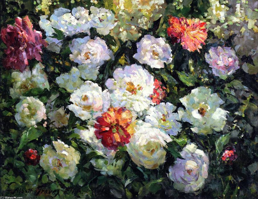 Wikioo.org - The Encyclopedia of Fine Arts - Painting, Artwork by Abbott Fuller Graves - Peonies