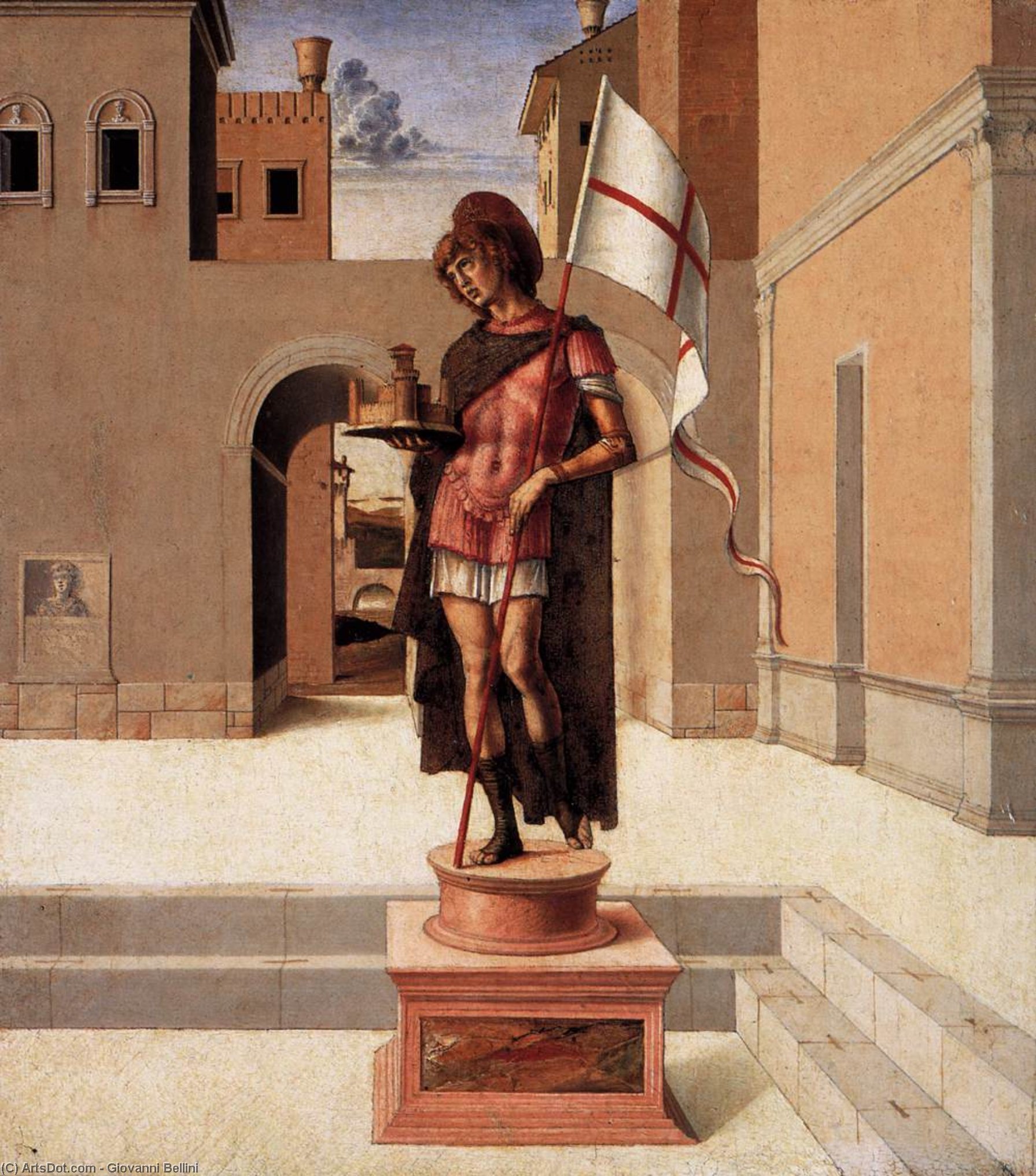 Wikioo.org - The Encyclopedia of Fine Arts - Painting, Artwork by Giovanni Bellini - Pesaro Altarpiece (predella)