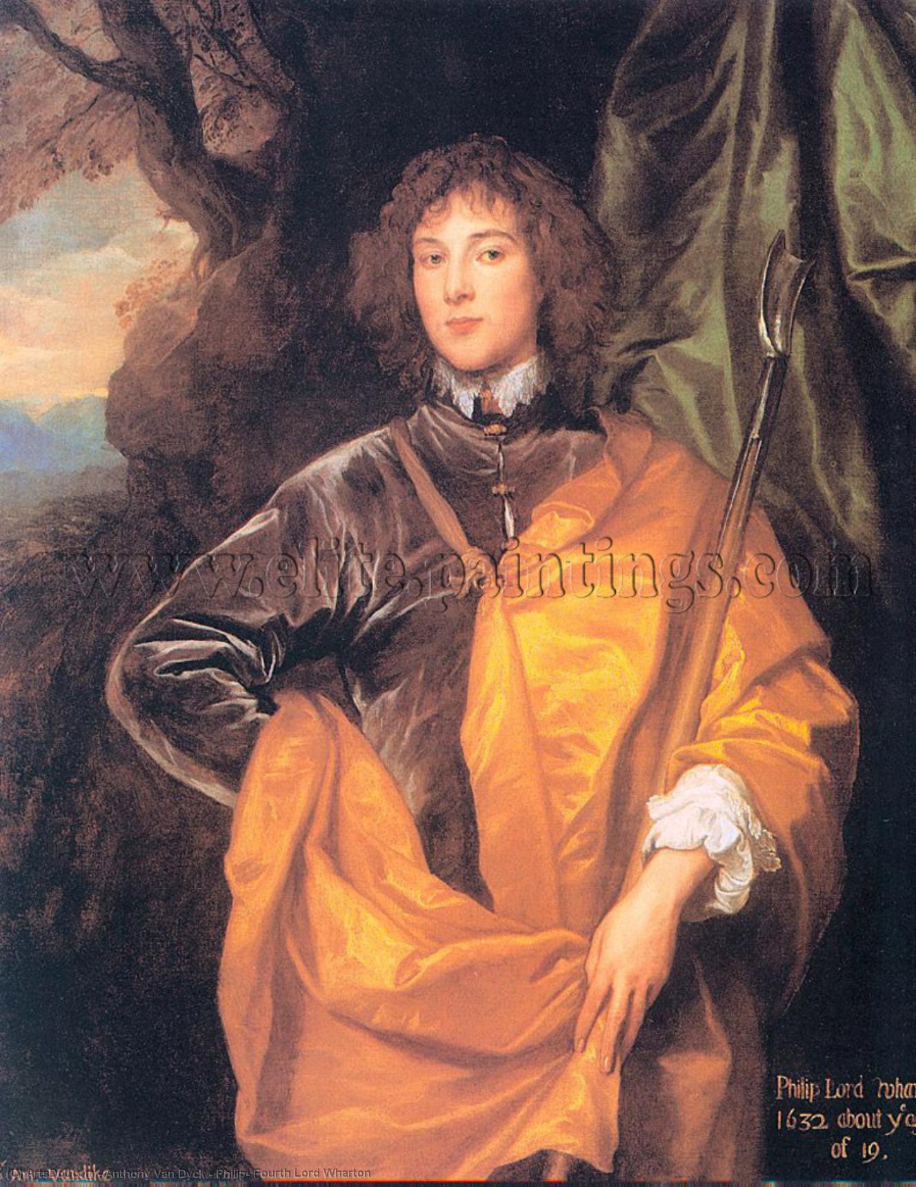 WikiOO.org - Enciclopedia of Fine Arts - Pictura, lucrări de artă Anthony Van Dyck - Philip, Fourth Lord Wharton