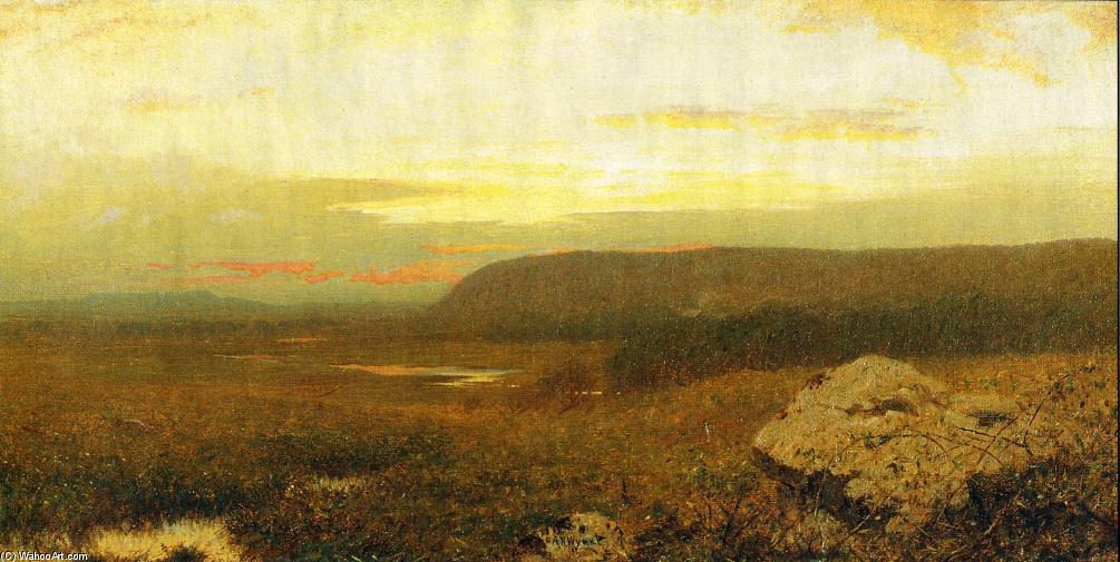 WikiOO.org - Encyclopedia of Fine Arts - Maľba, Artwork Alexander Helwig Wyant - Pink Sunset