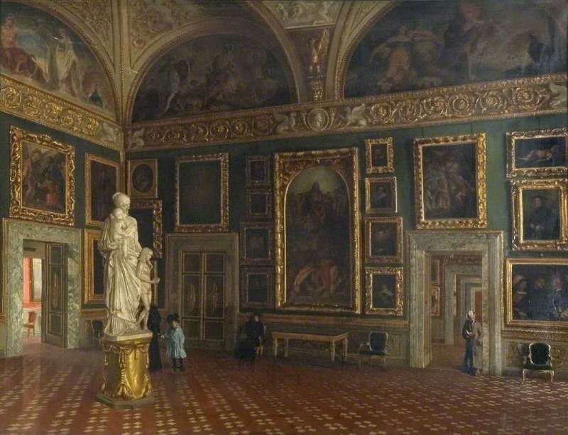 WikiOO.org - Encyclopedia of Fine Arts - Maleri, Artwork John Lavery - Pitti Palace, Florence