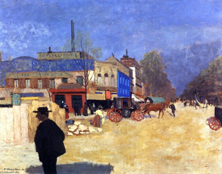 Wikioo.org - The Encyclopedia of Fine Arts - Painting, Artwork by Felix Vallotton - Place Clichy