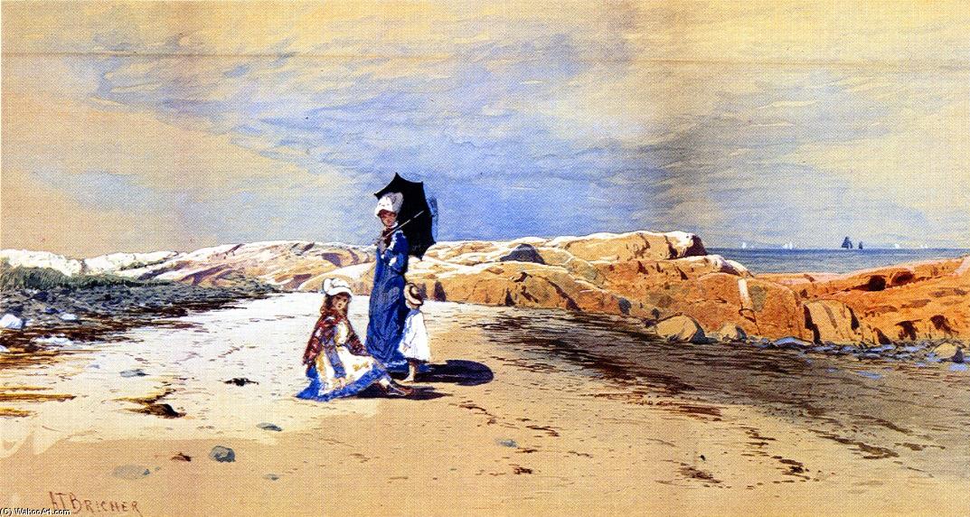 Wikioo.org - The Encyclopedia of Fine Arts - Painting, Artwork by Alfred Thompson Bricher - Please Scratch Me, Scituate