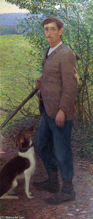 Wikioo.org – L'Encyclopédie des Beaux Arts - Peinture, Oeuvre de Lilla Cabot Perry - The Braconnier ( aussi connu as The Hunter )