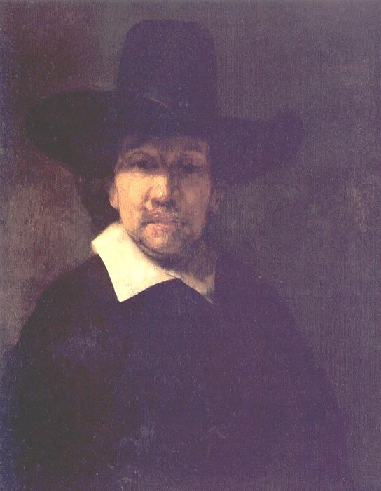 Wikioo.org – L'Enciclopedia delle Belle Arti - Pittura, Opere di Rembrandt Van Rijn - il poeta jeremia de decker