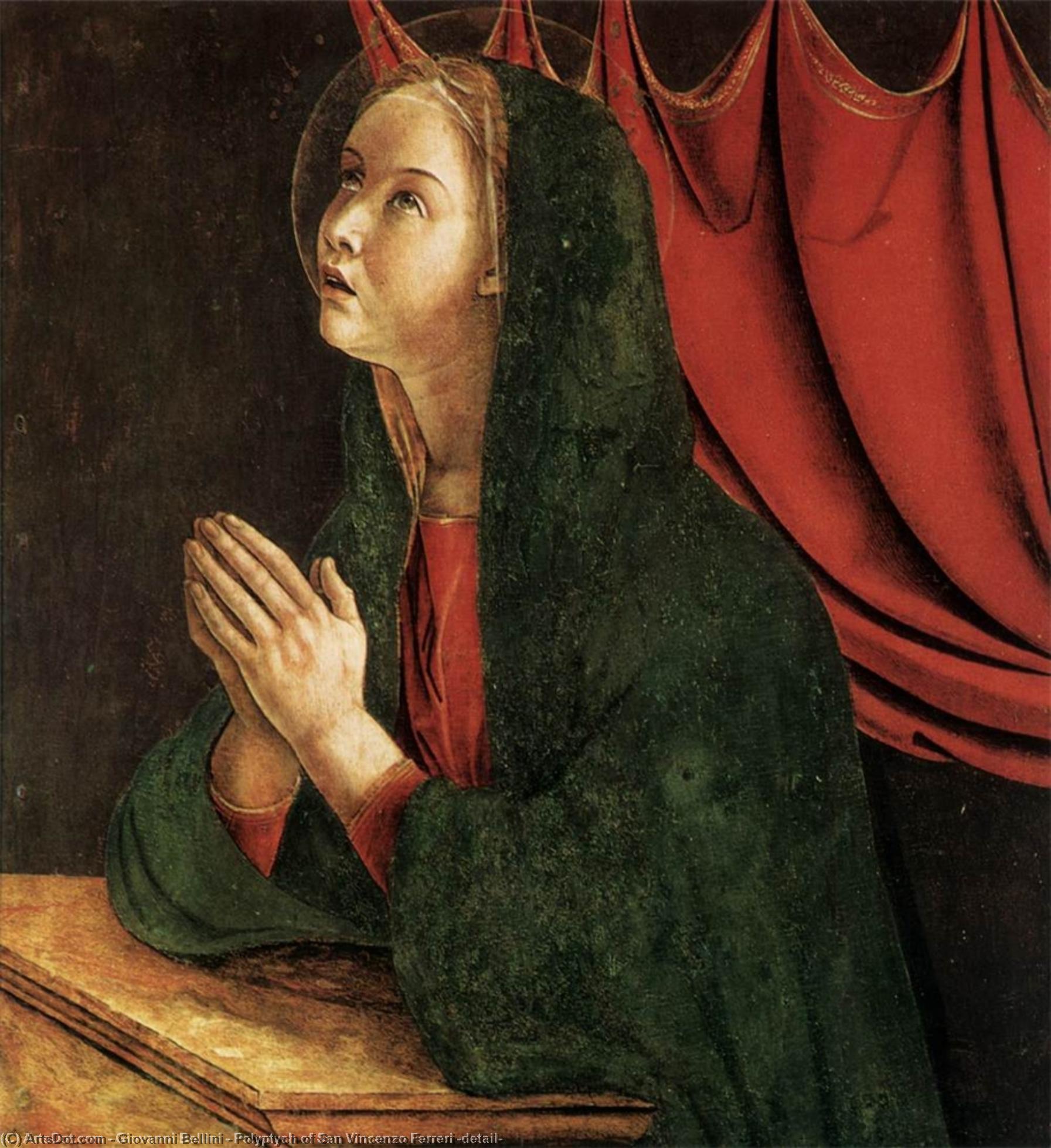 Wikioo.org - The Encyclopedia of Fine Arts - Painting, Artwork by Giovanni Bellini - Polyptych of San Vincenzo Ferreri (detail)