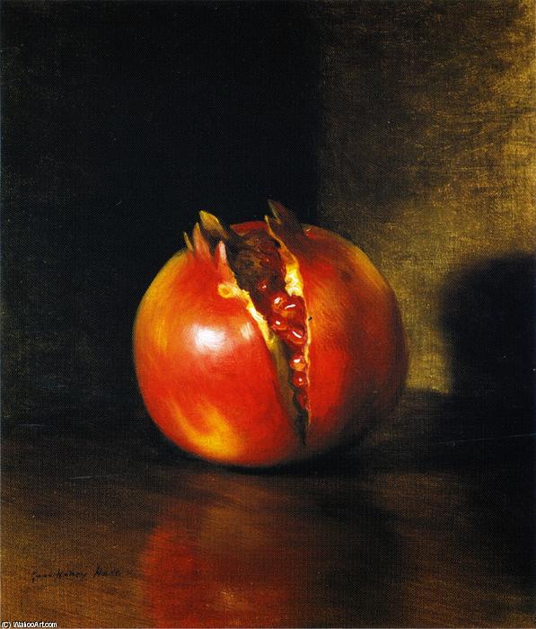 Wikioo.org - The Encyclopedia of Fine Arts - Painting, Artwork by George Henry Hall - The Pomegranate