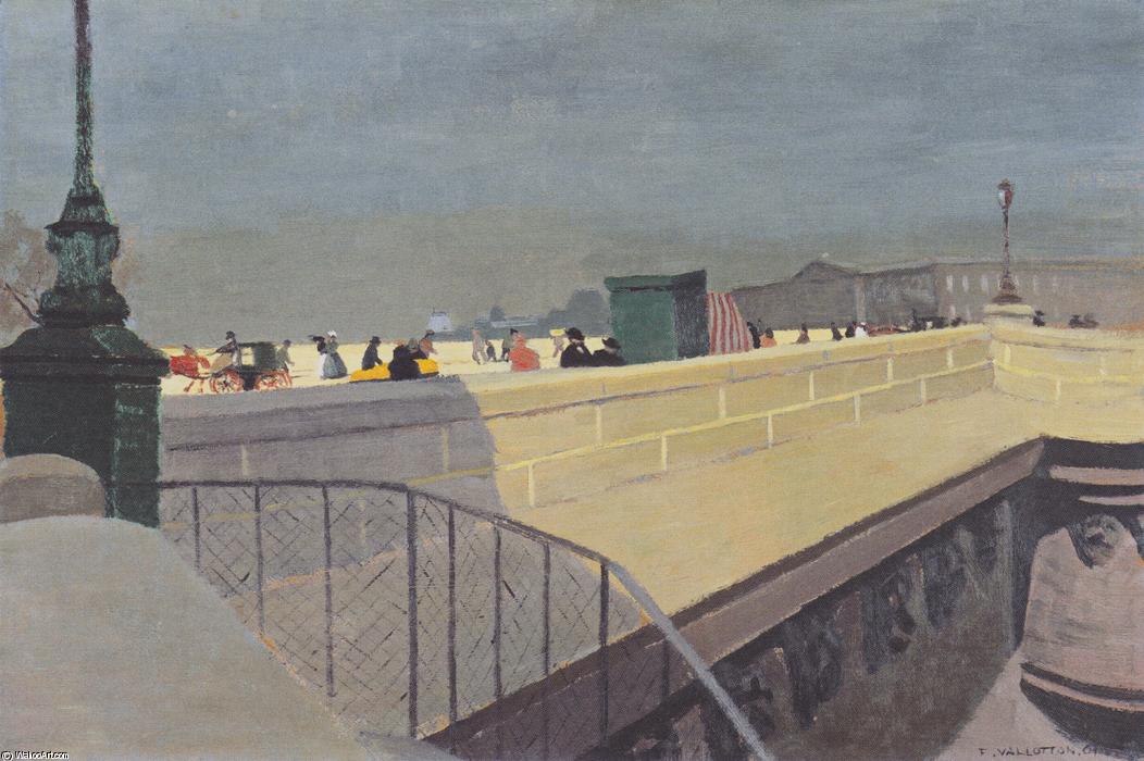 Wikioo.org - The Encyclopedia of Fine Arts - Painting, Artwork by Felix Vallotton - The Pont Neuf
