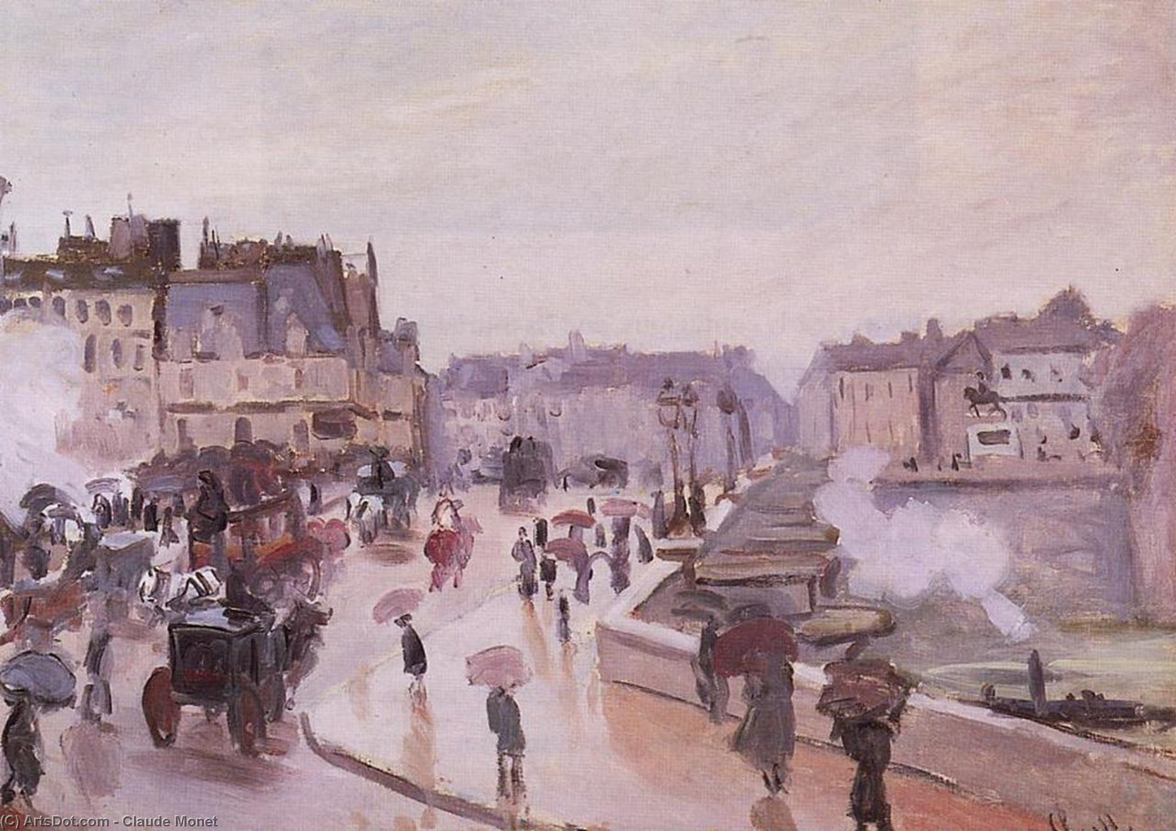 Wikioo.org - The Encyclopedia of Fine Arts - Painting, Artwork by Claude Monet - The Pont Neuf