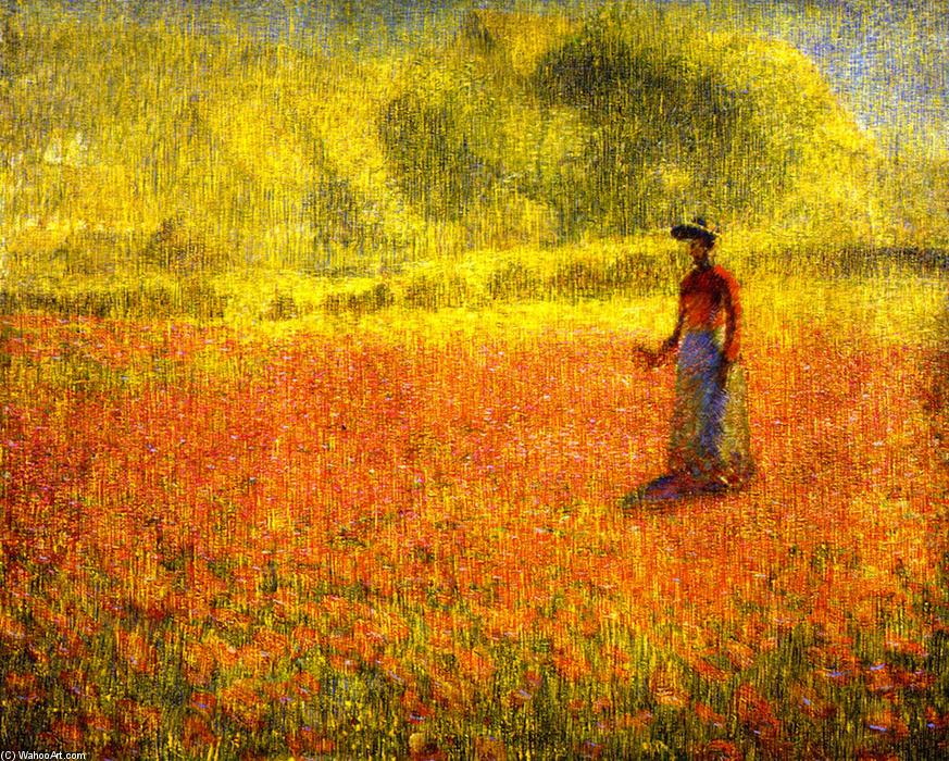 Wikioo.org - The Encyclopedia of Fine Arts - Painting, Artwork by Philip Leslie Hale - Poppies