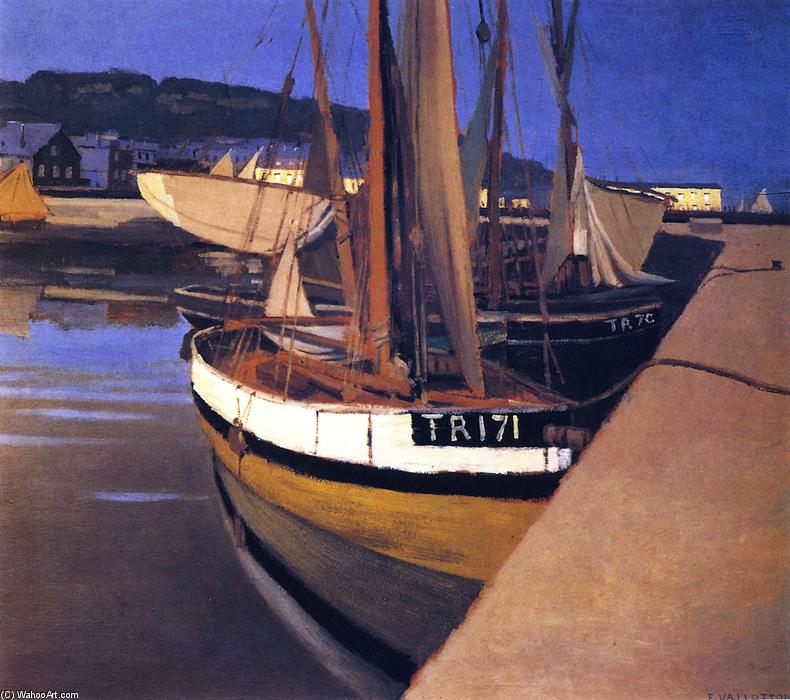 Wikioo.org - The Encyclopedia of Fine Arts - Painting, Artwork by Felix Vallotton - A Port