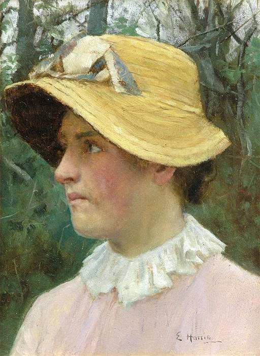 Wikioo.org - The Encyclopedia of Fine Arts - Painting, Artwork by Edwin Harris - Portrait