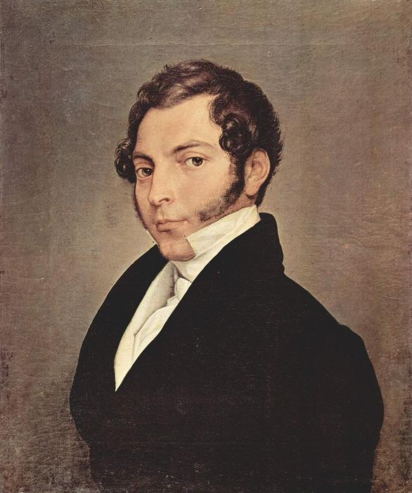 Wikioo.org - สารานุกรมวิจิตรศิลป์ - จิตรกรรม Francesco Hayez - Portrait, Conte Ninni