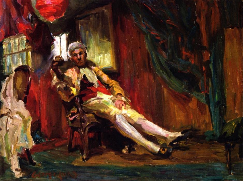 WikiOO.org - Encyclopedia of Fine Arts - Målning, konstverk George Benjamin Luks - Portrait of an Actor