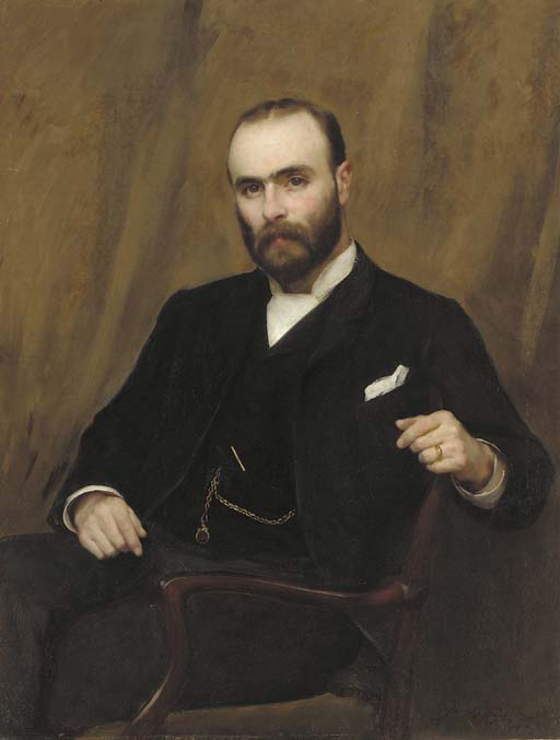Wikioo.org - The Encyclopedia of Fine Arts - Painting, Artwork by Thomas Benjamin Kennington - Portrait of Alexander Garthside White