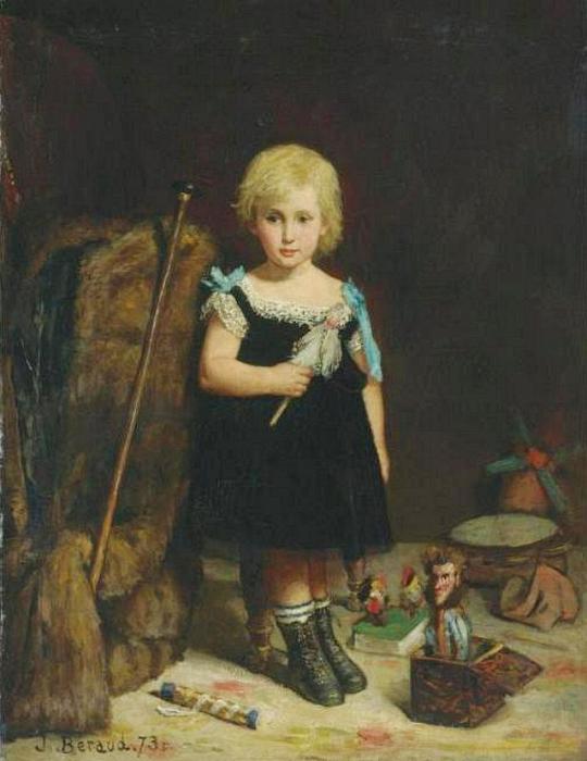 WikiOO.org - Encyclopedia of Fine Arts - Maleri, Artwork Jean Georges Béraud - Portrait of Alfred Auguste Frédéric Victor Labatt de Lambert
