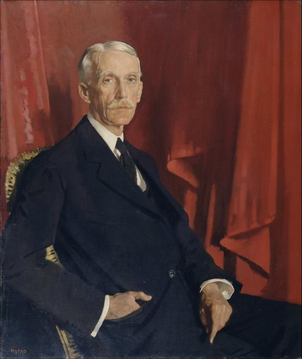 WikiOO.org - Encyclopedia of Fine Arts - Målning, konstverk William Newenham Montague Orpen - Portrait of Andrew W. Mellon