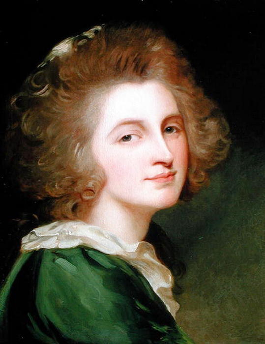 WikiOO.org - Encyclopedia of Fine Arts - Maľba, Artwork George Romney - Portrait of Ann Barbara Russell