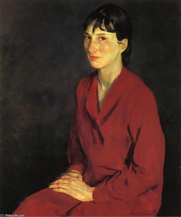 Wikioo.org – La Enciclopedia de las Bellas Artes - Pintura, Obras de arte de Charles Webster Hawthorne - Retrato de Annette