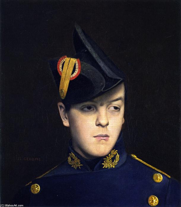 WikiOO.org - Enciklopedija dailės - Tapyba, meno kuriniai Jean Léon Gérôme - Portrait of Armand Gérôme