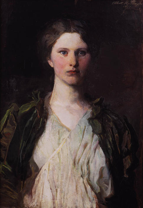 WikiOO.org - Encyclopedia of Fine Arts - Maleri, Artwork Abbott Handerson Thayer - Portrait of Bessie Price