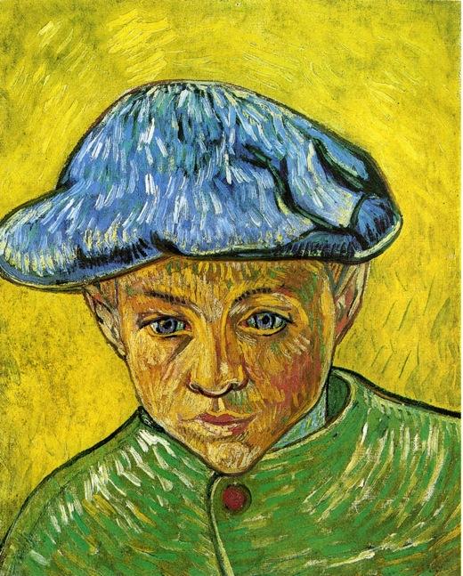 Wikioo.org - The Encyclopedia of Fine Arts - Painting, Artwork by Vincent Van Gogh - Portrait of Camille Roulin