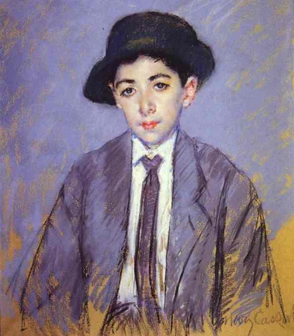 WikiOO.org - Encyclopedia of Fine Arts - Lukisan, Artwork Mary Stevenson Cassatt - Portrait of Charles Dikran Kelekian at Age 12