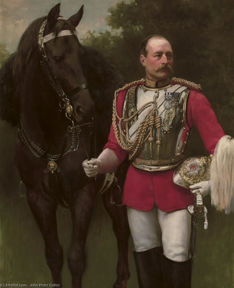 Wikioo.org - The Encyclopedia of Fine Arts - Painting, Artwork by John Maler Collier - Portrait of Colonel Rowland John Beech