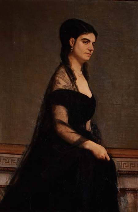 WikiOO.org - Enciklopedija dailės - Tapyba, meno kuriniai Giovanni Boldini - Portrait of the Contessa G. Tempestini